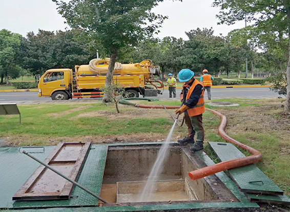 相山化油池清理